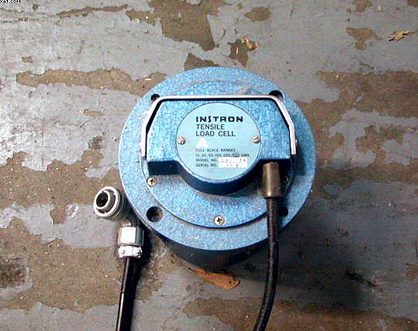 INSTRON Load Cell "A", 500 g cap, (10, 20, 50, 100, 200, 500g),